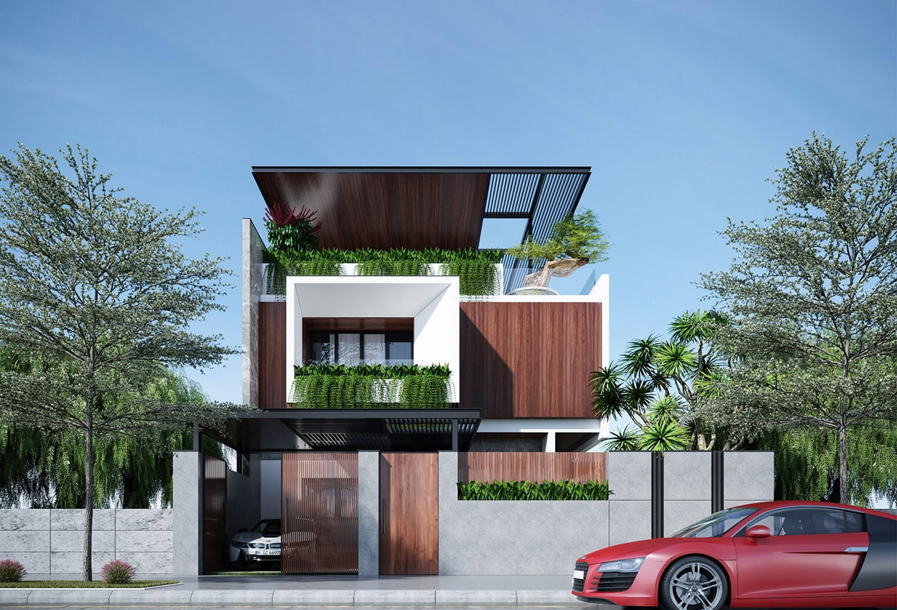 Thiết kế biệt thự hiện đại Thiết kế biệt thự hiện đại