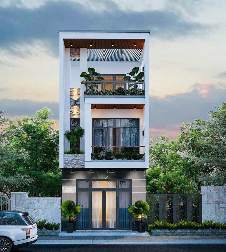 Mẫu nhà ống 3 tầng đẹp Mẫu nhà ống 3 tầng đẹp