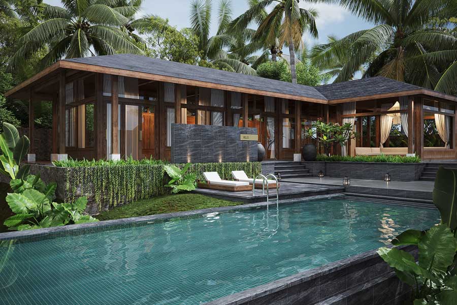 Villa 1 tầng sang trọng Villa 1 tầng sang trọng