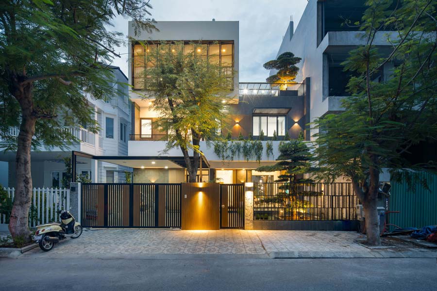 Mẫu villa 3 tầng hiện đại Mẫu villa 3 tầng hiện đại