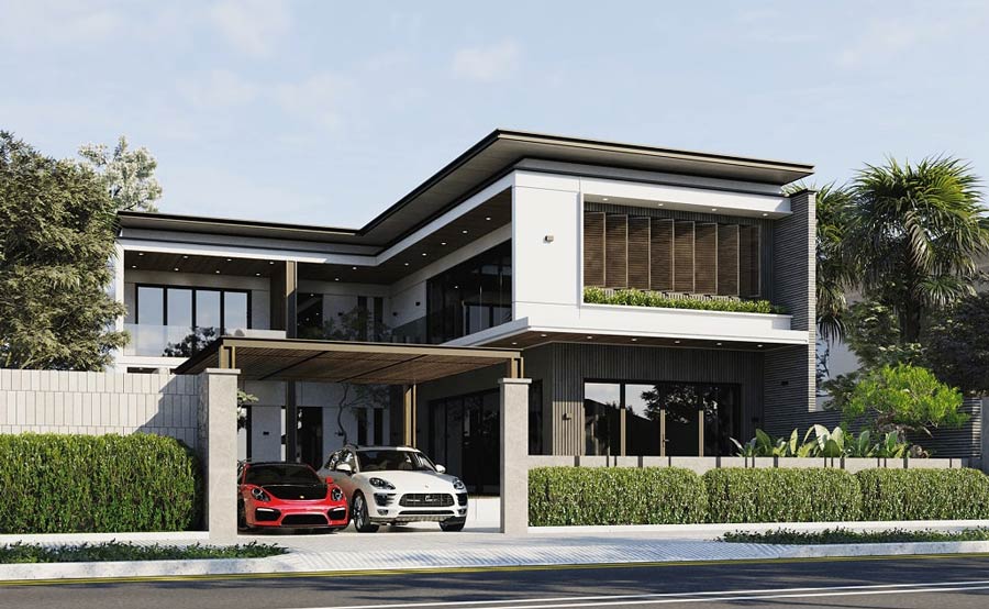 Thiết kế villa hiện đại đẹp Thiết kế villa hiện đại đẹp