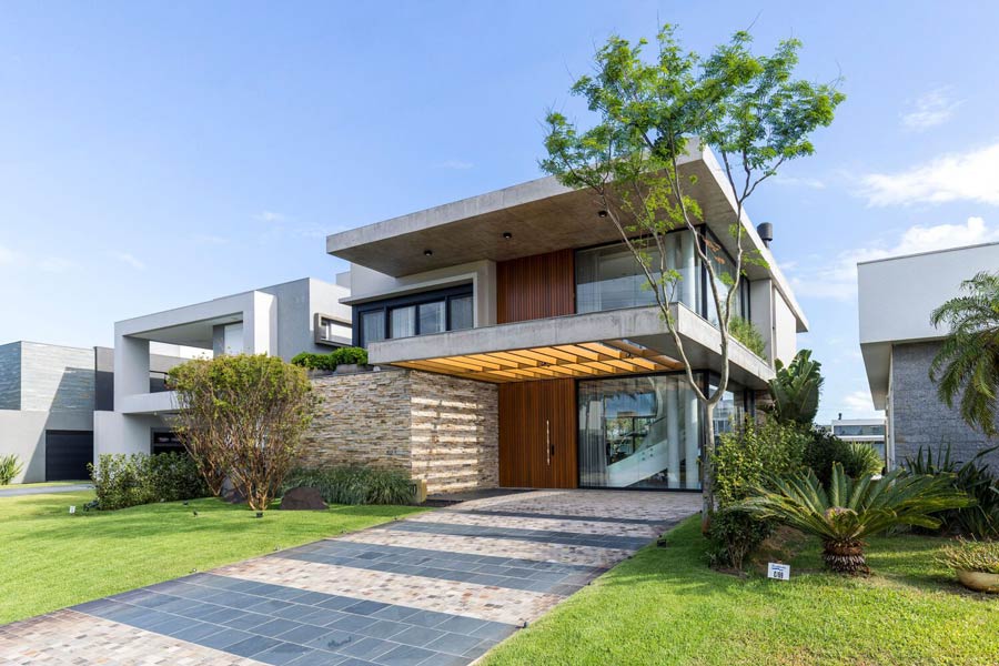 Nhà villa phong cách hiện đại Nhà villa phong cách hiện đại