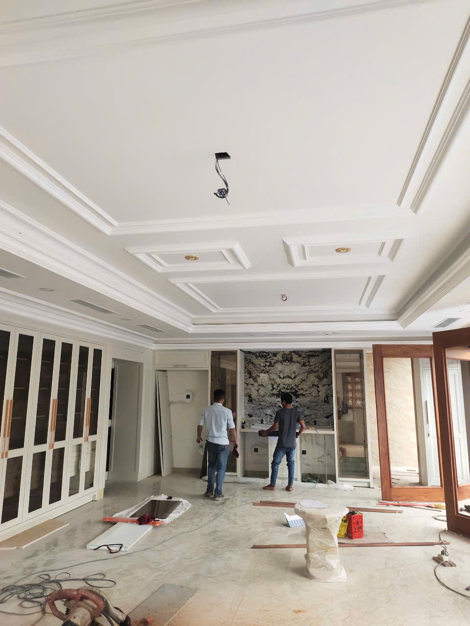 Thi công hoàn thiện biệt thự Quảng Ngãi