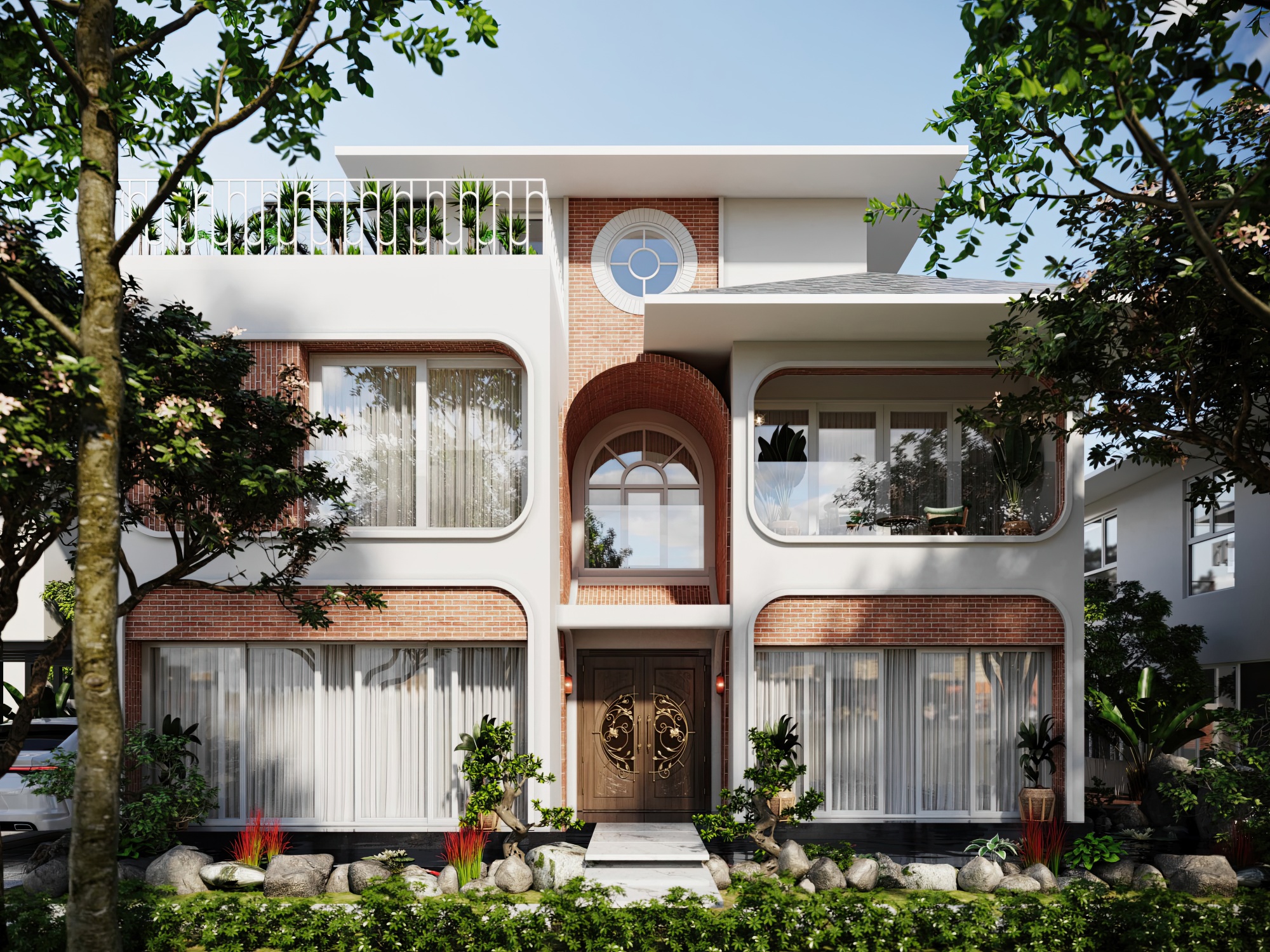 Thiết kế biệt thự Indochine Thiết kế biệt thự Indochine