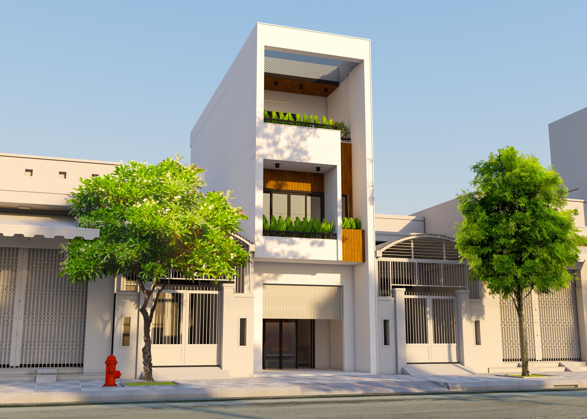 Thiết kế nhà phố tối giản Thiết kế nhà phố tối giản