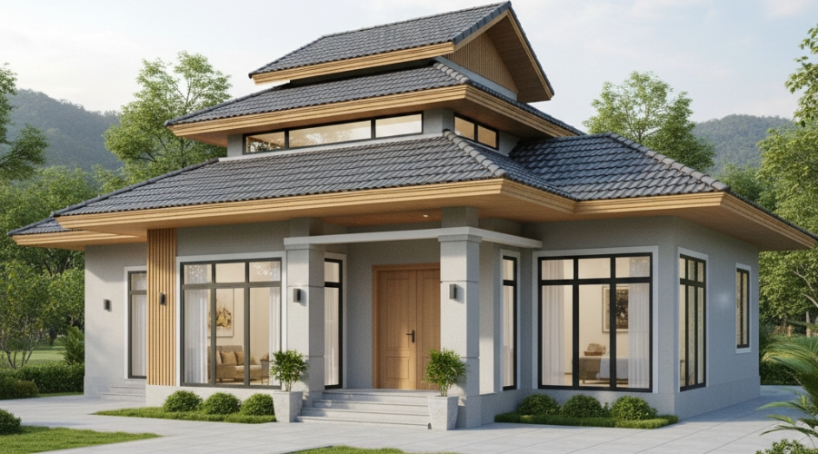 Xây nhà cấp 4 trọn gói 200 triệu tại Quảng Ngãi