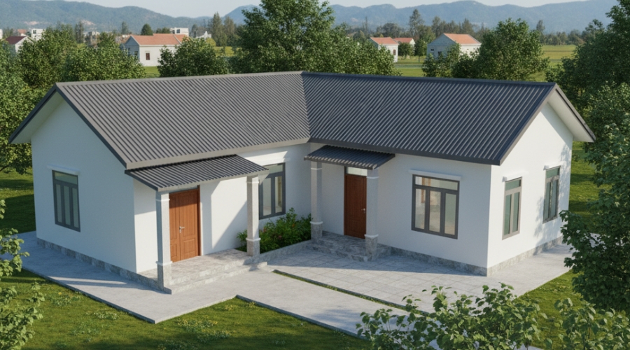 Xây nhà cấp 4 trọn gói 200 triệu tại Quảng Ngãi