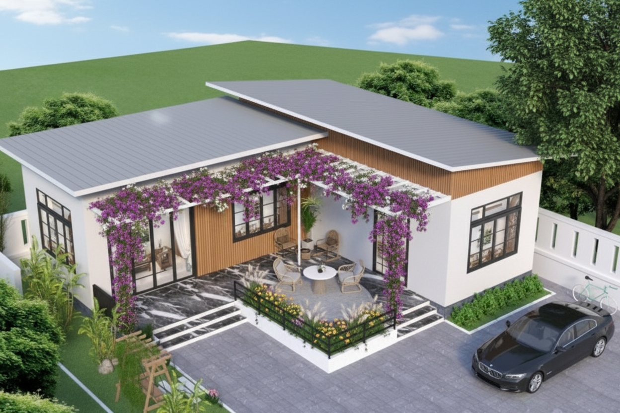 Xây nhà cấp 4 trọn gói 200 triệu tại Quảng Ngãi