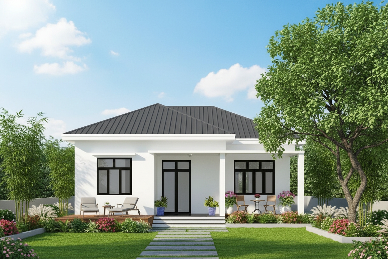 Xây nhà cấp 4 trọn gói 200 triệu tại Quảng Ngãi