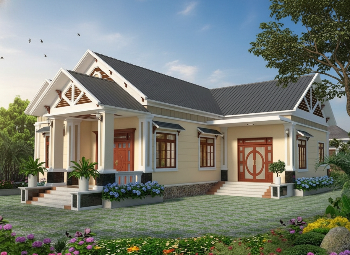 Xây nhà cấp 4 trọn gói 200 triệu tại Quảng Ngãi