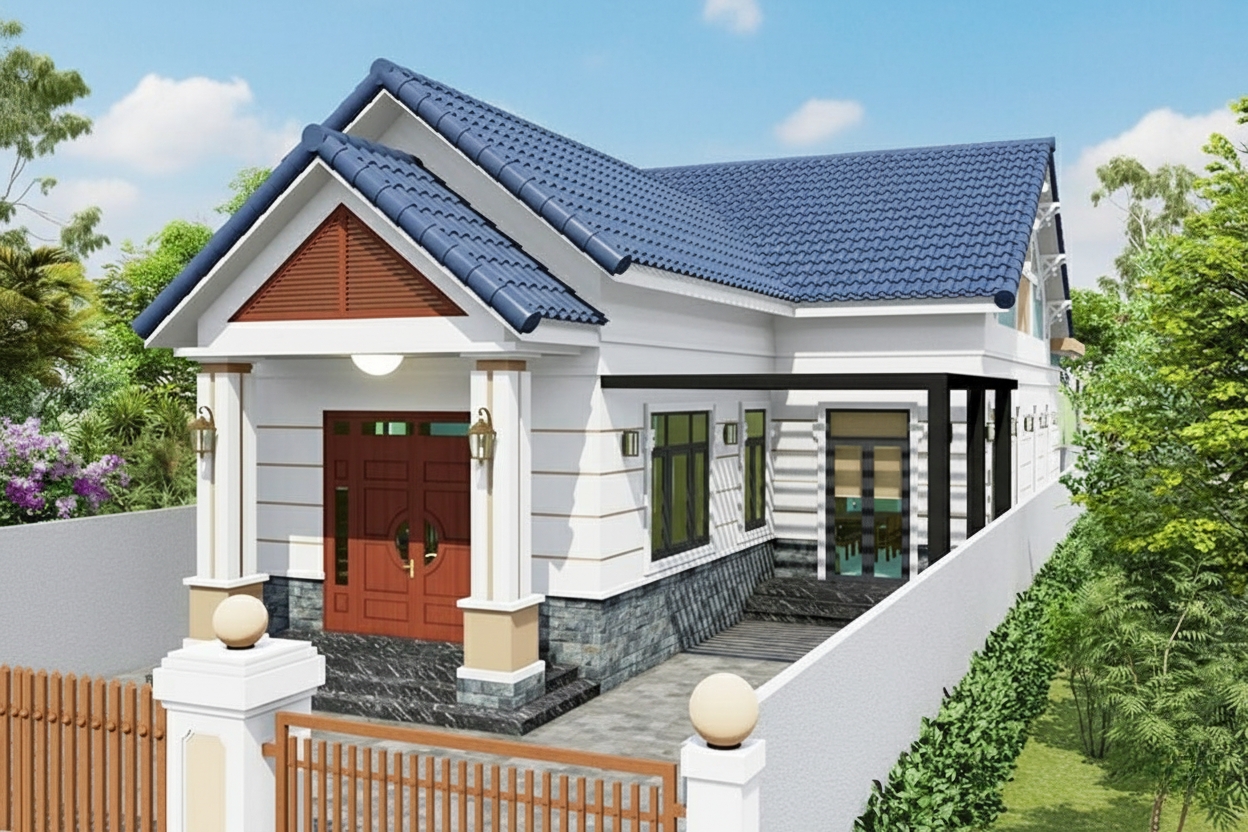 Xây nhà cấp 4 trọn gói 200 triệu tại Quảng Ngãi