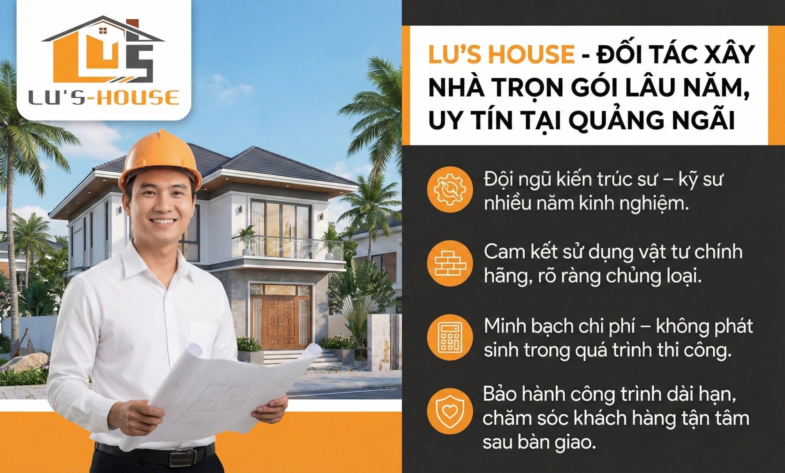Công ty xây nhà trọn gói Quảng Ngãi