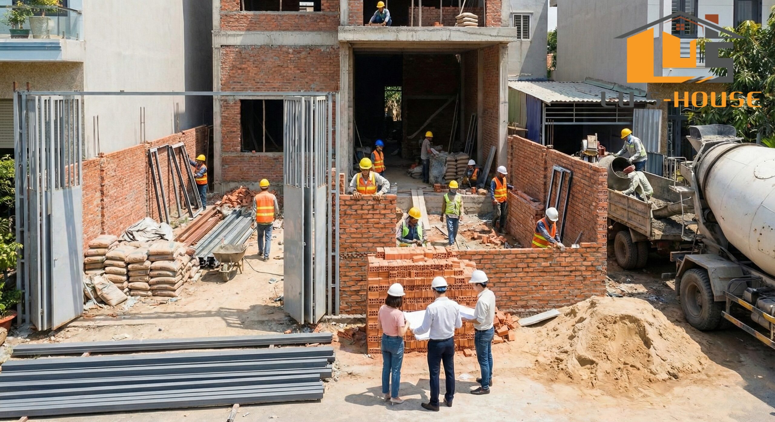 Quy trình xây nhà trọn gói