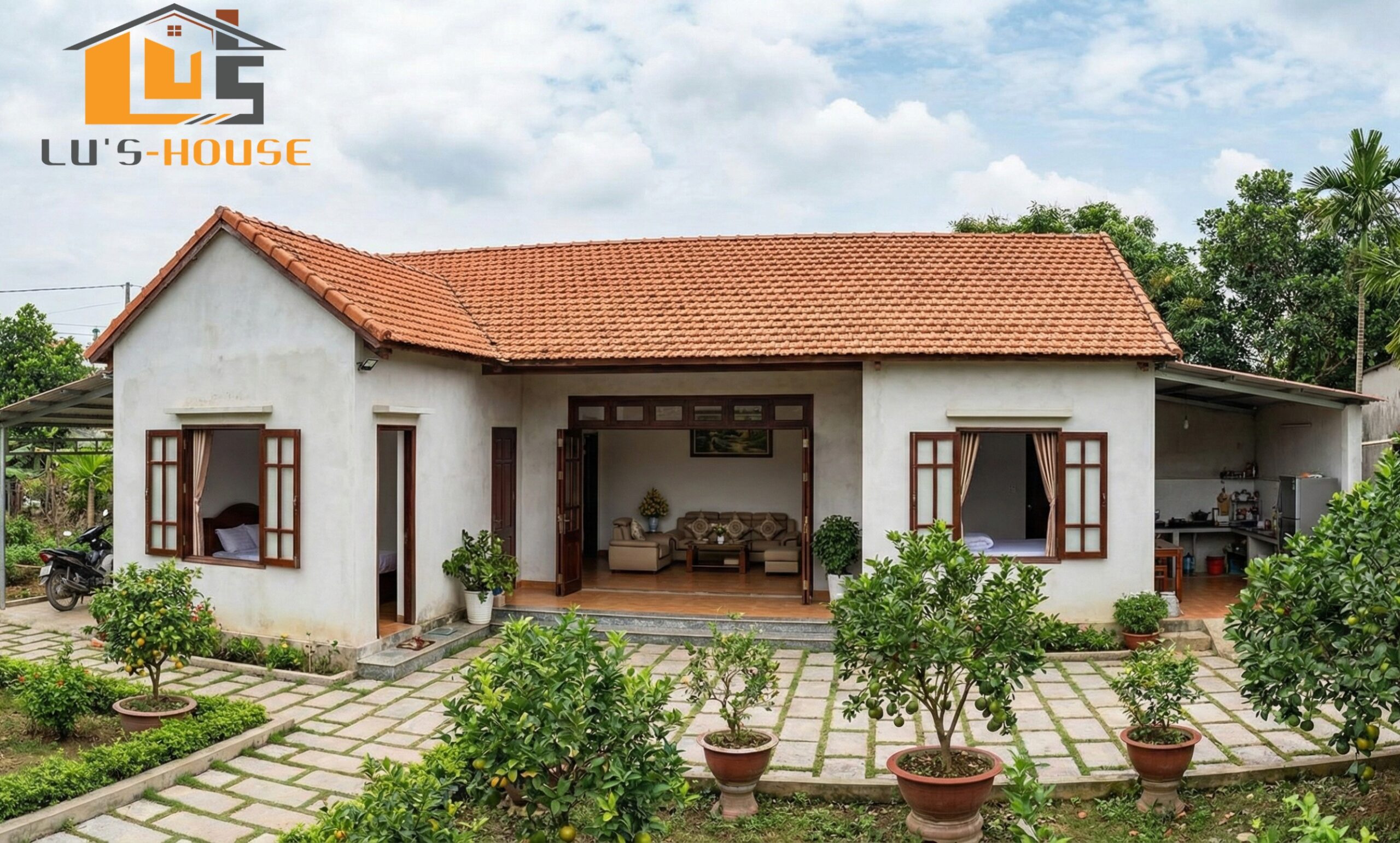 Xây nhà cấp 4 trọn gói 500 triệu Quảng Ngãi