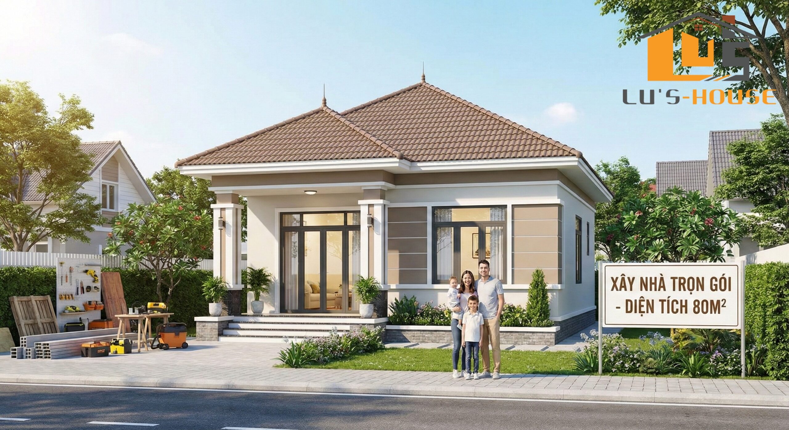 Cách tính xây nhà trọn gói