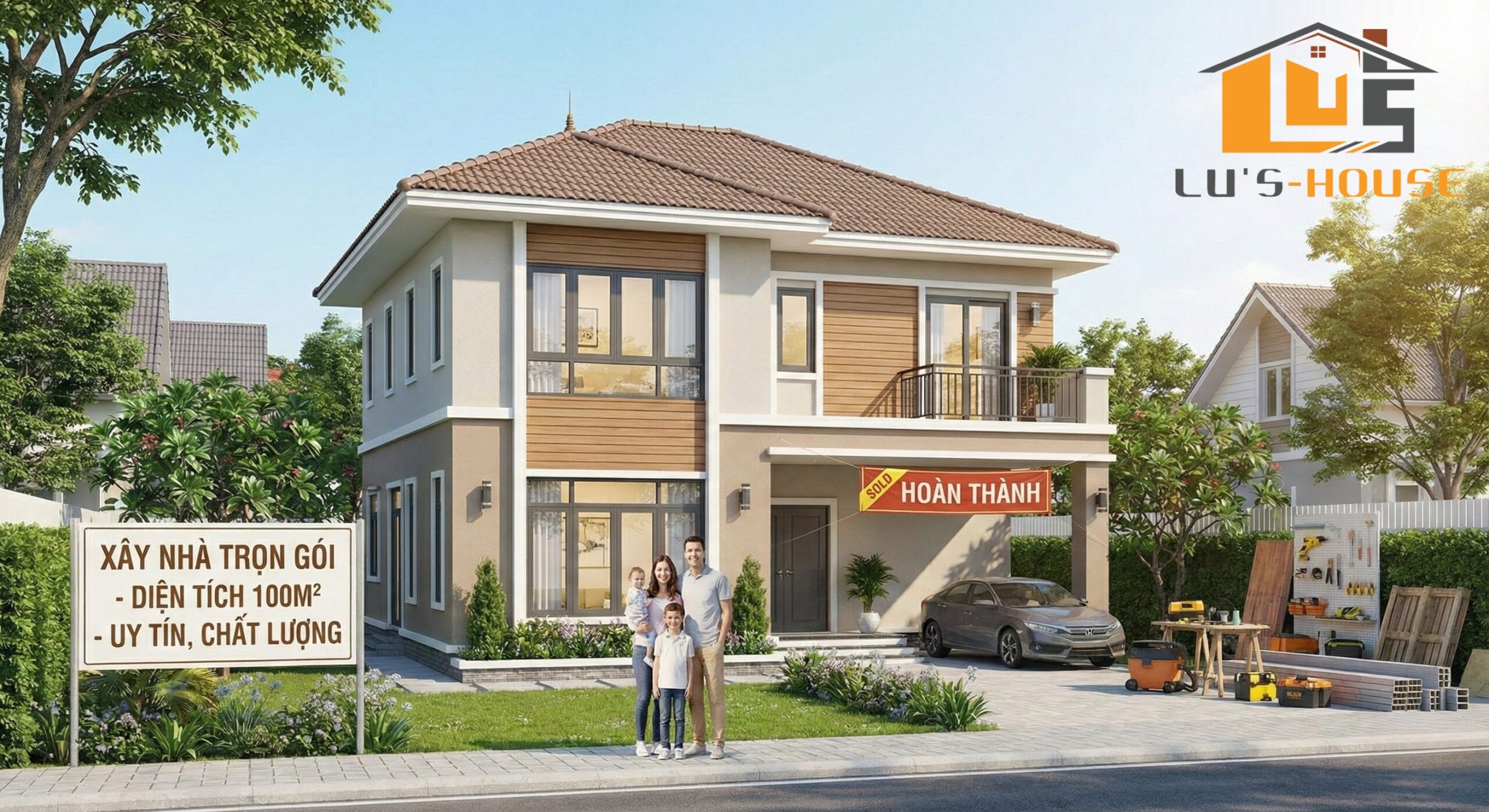 Cách tính xây nhà trọn gói