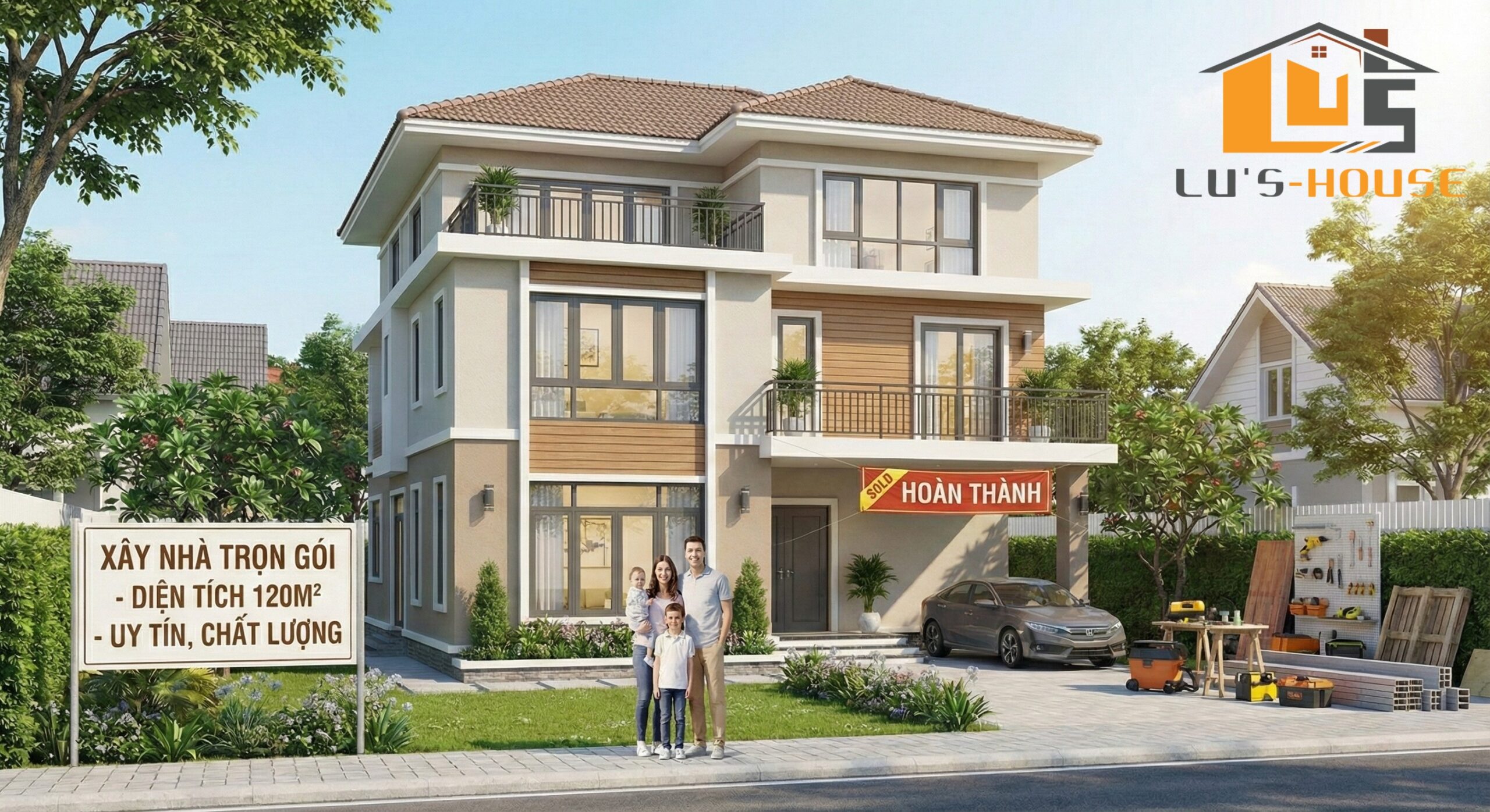 Cách tính xây nhà trọn gói 