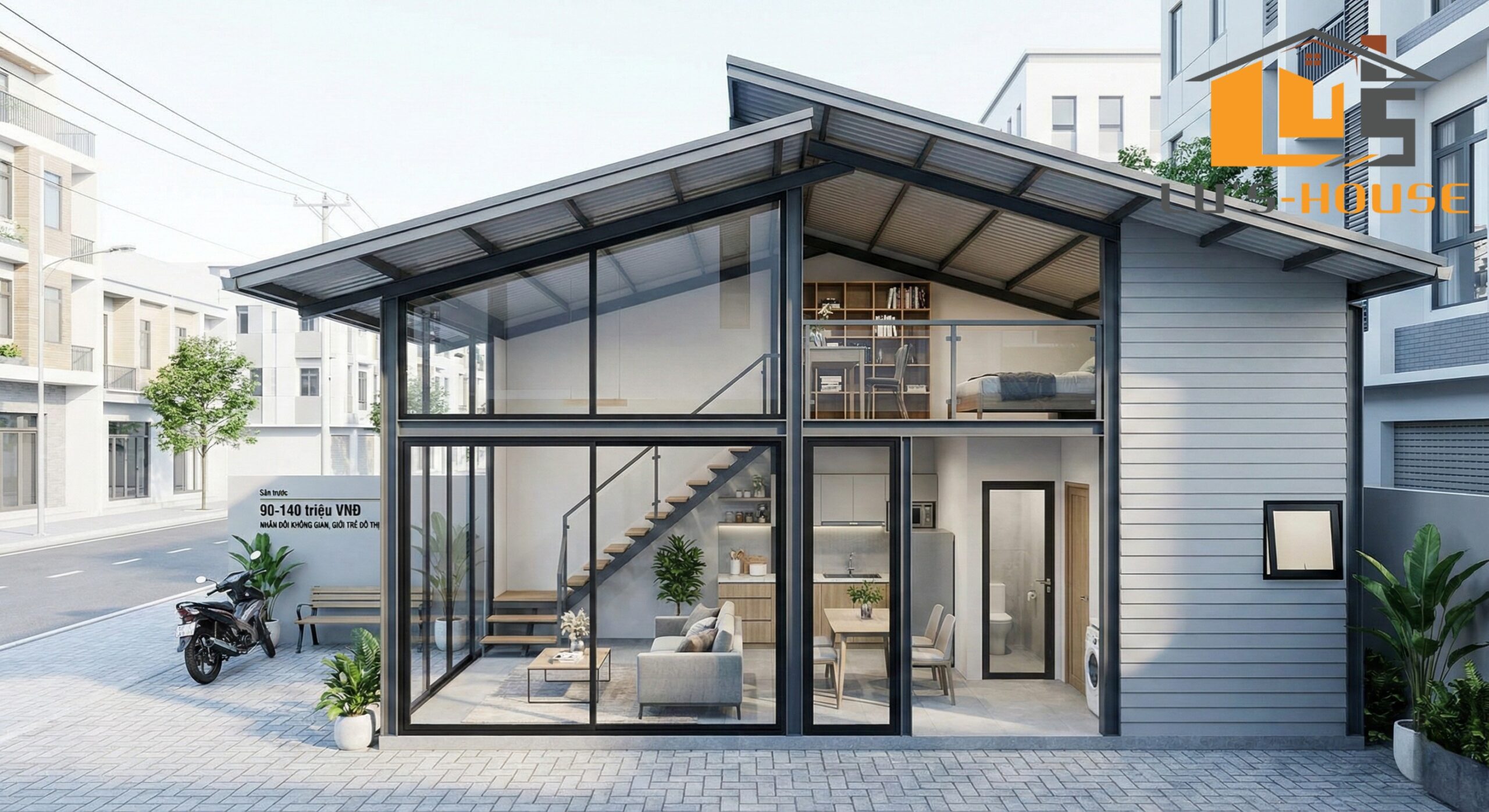 Giá nhà tiền chế trọn gói Quảng Ngãi