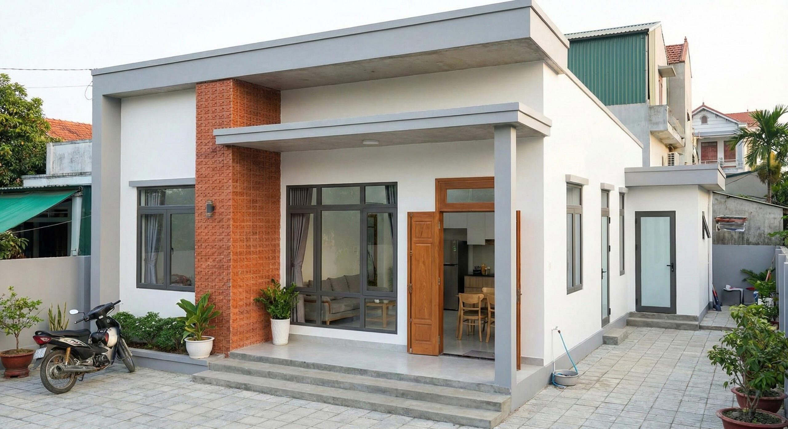 Xây nhà cấp 4 trọn gói 400 triệu tại Quảng Ngãi