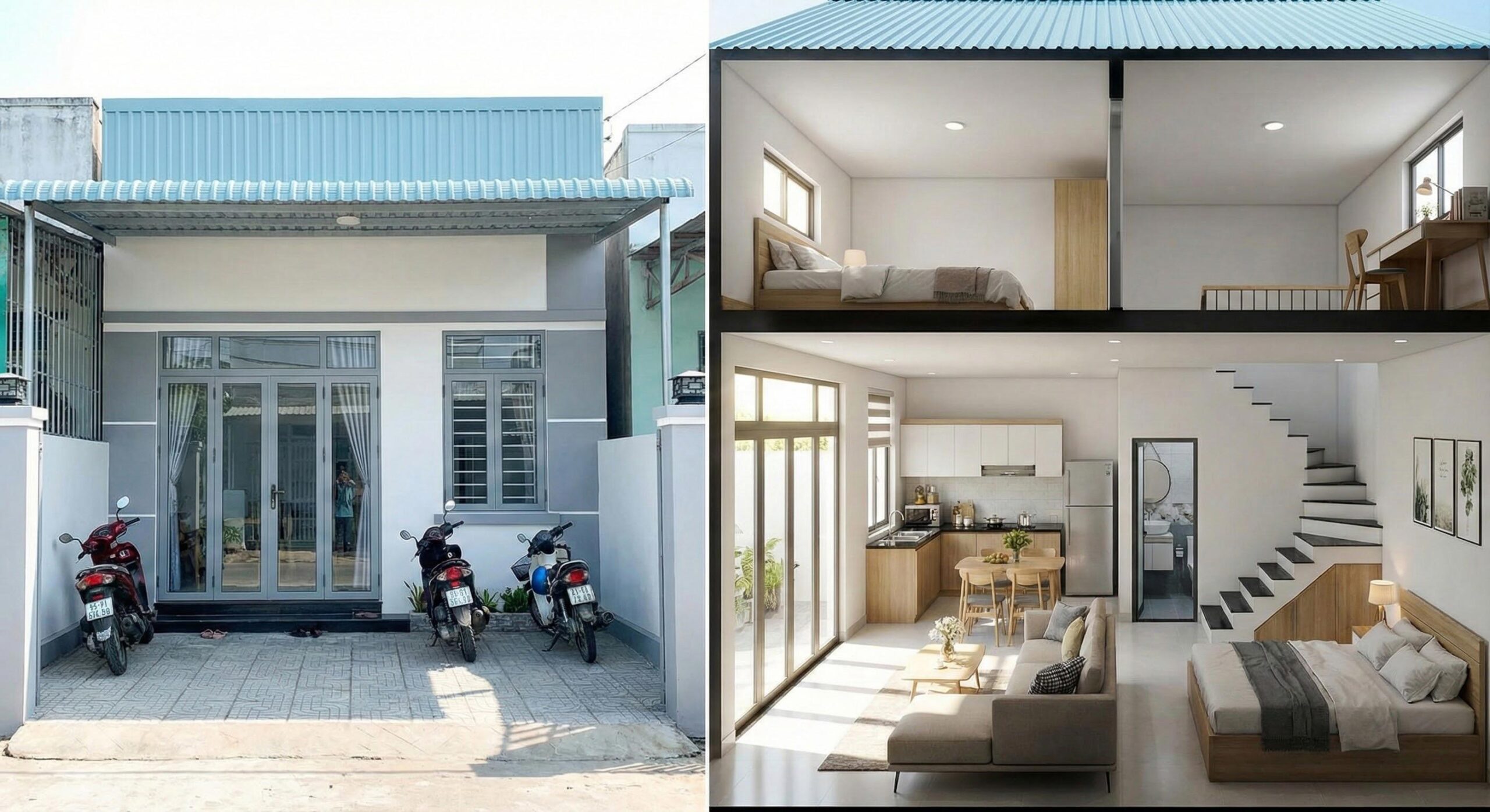 Xây nhà cấp 4 trọn gói 400 triệu tại Quảng Ngãi