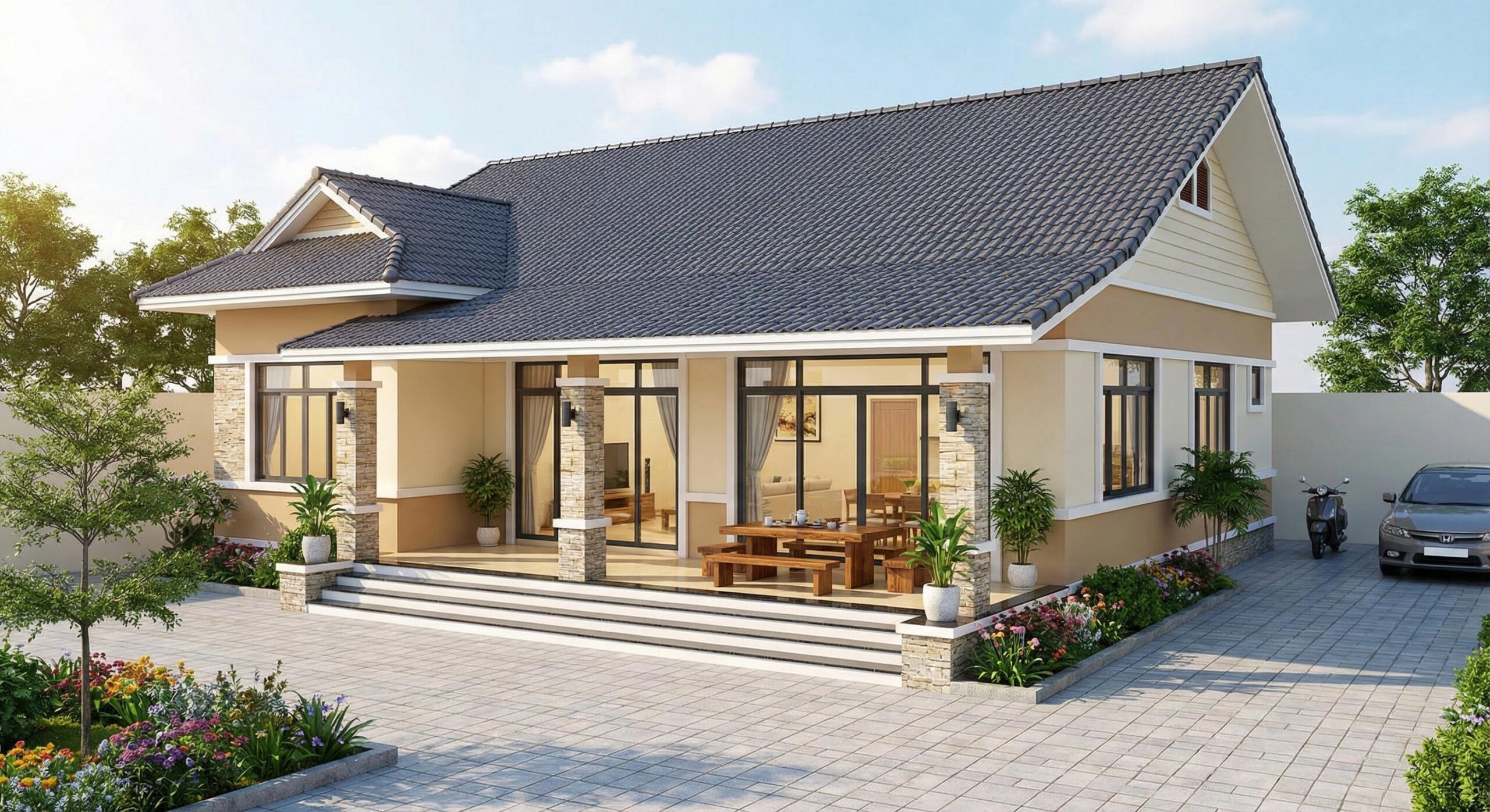 Xây nhà trọn gói 700 triệu Quảng Ngãi