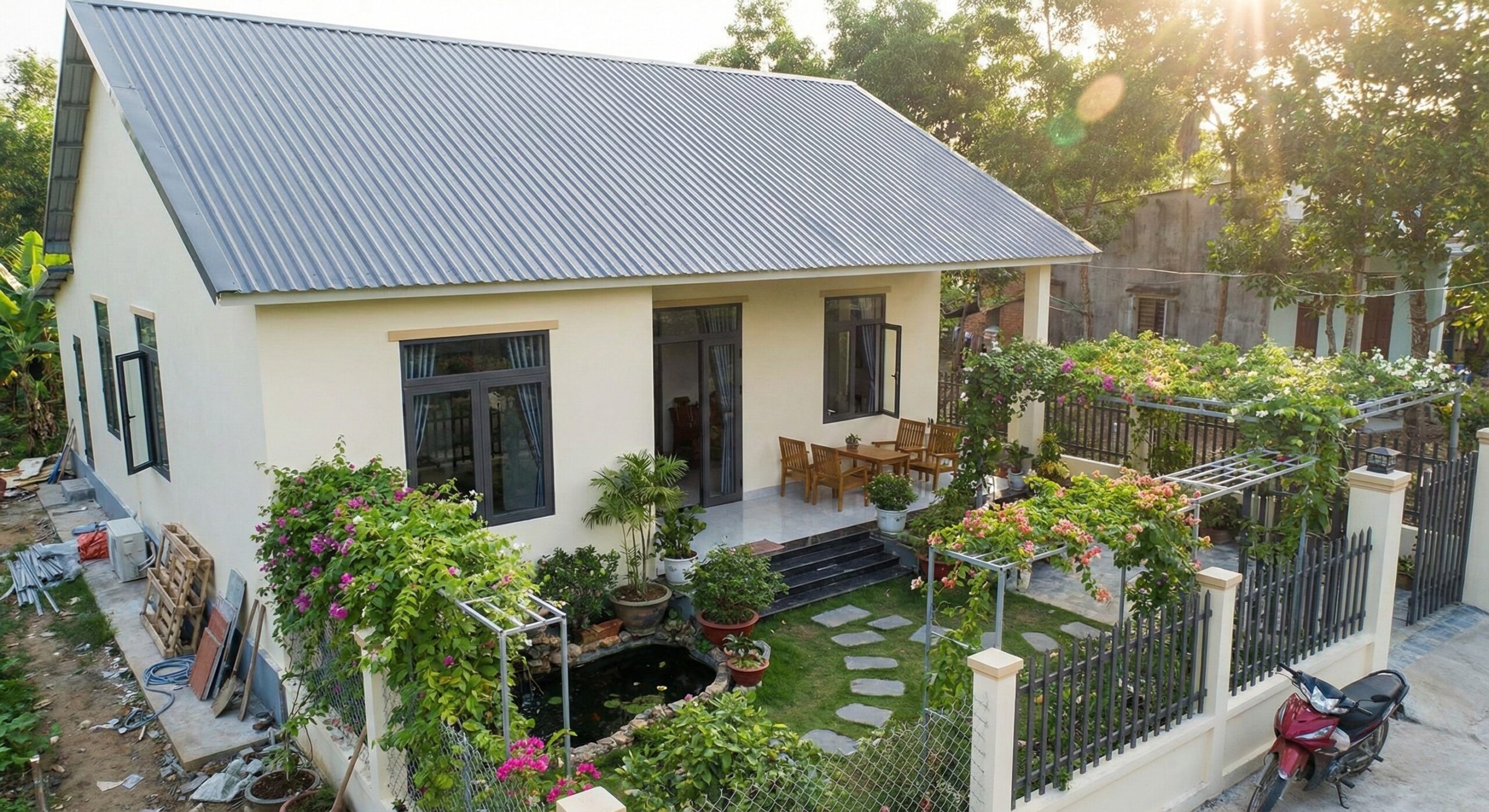 Xây nhà cấp 4 trọn gói 300 triệu tại Quảng Ngãi