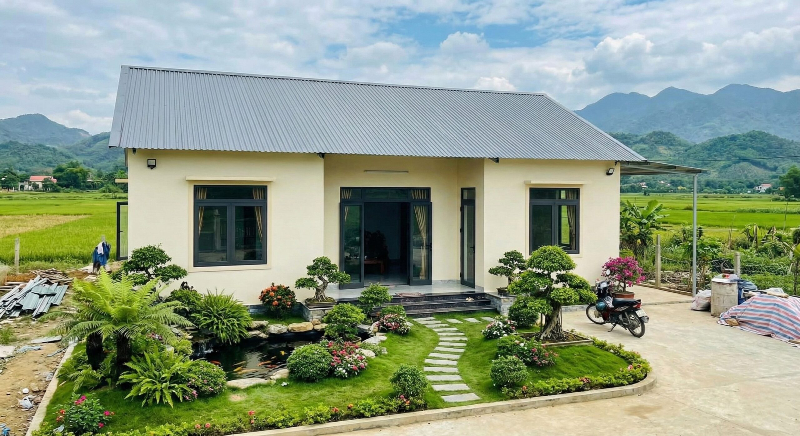 Xây nhà cấp 4 trọn gói 300 triệu tại Quảng Ngãi