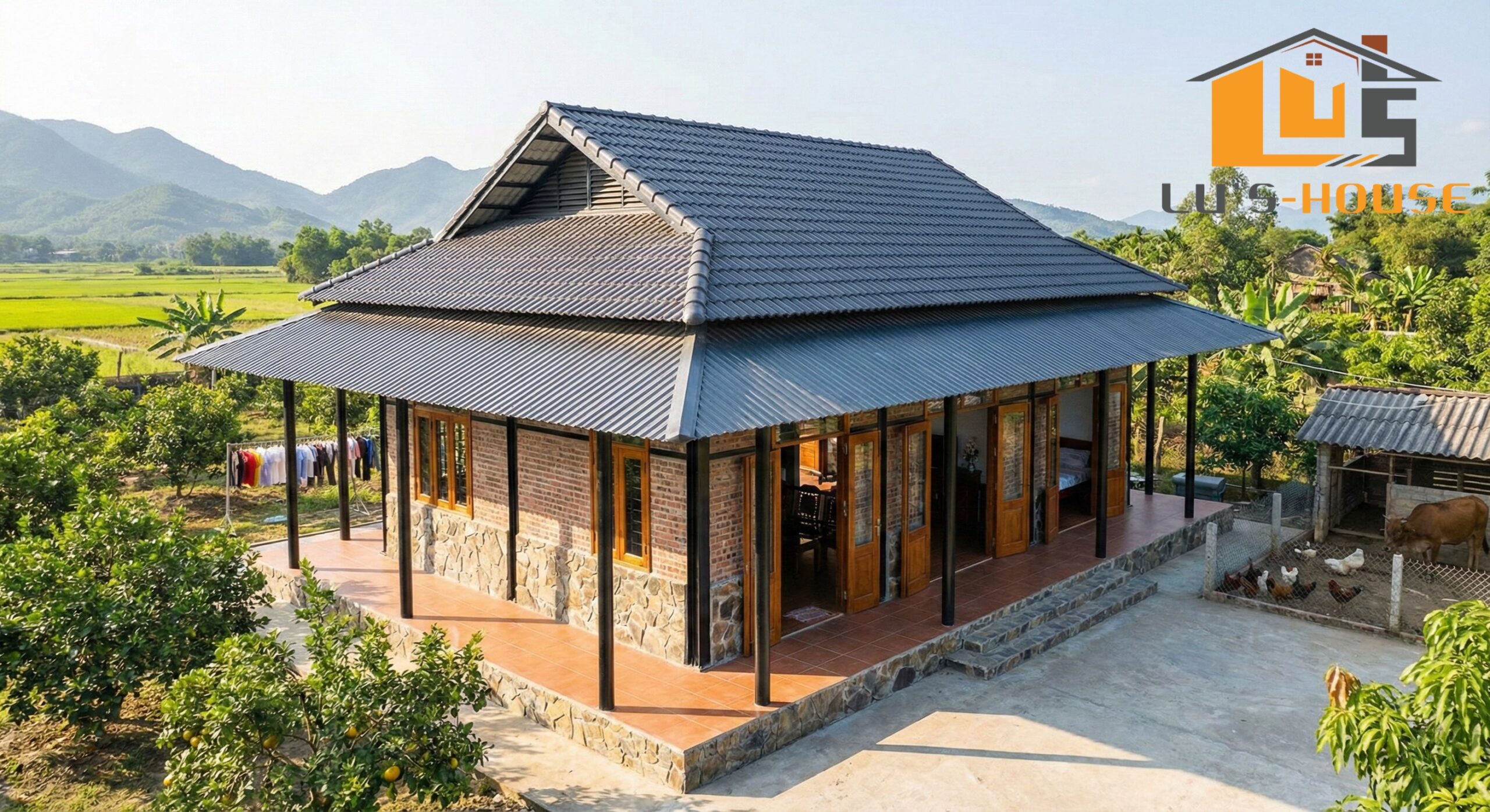 Giá nhà tiền chế trọn gói Quảng Ngãi