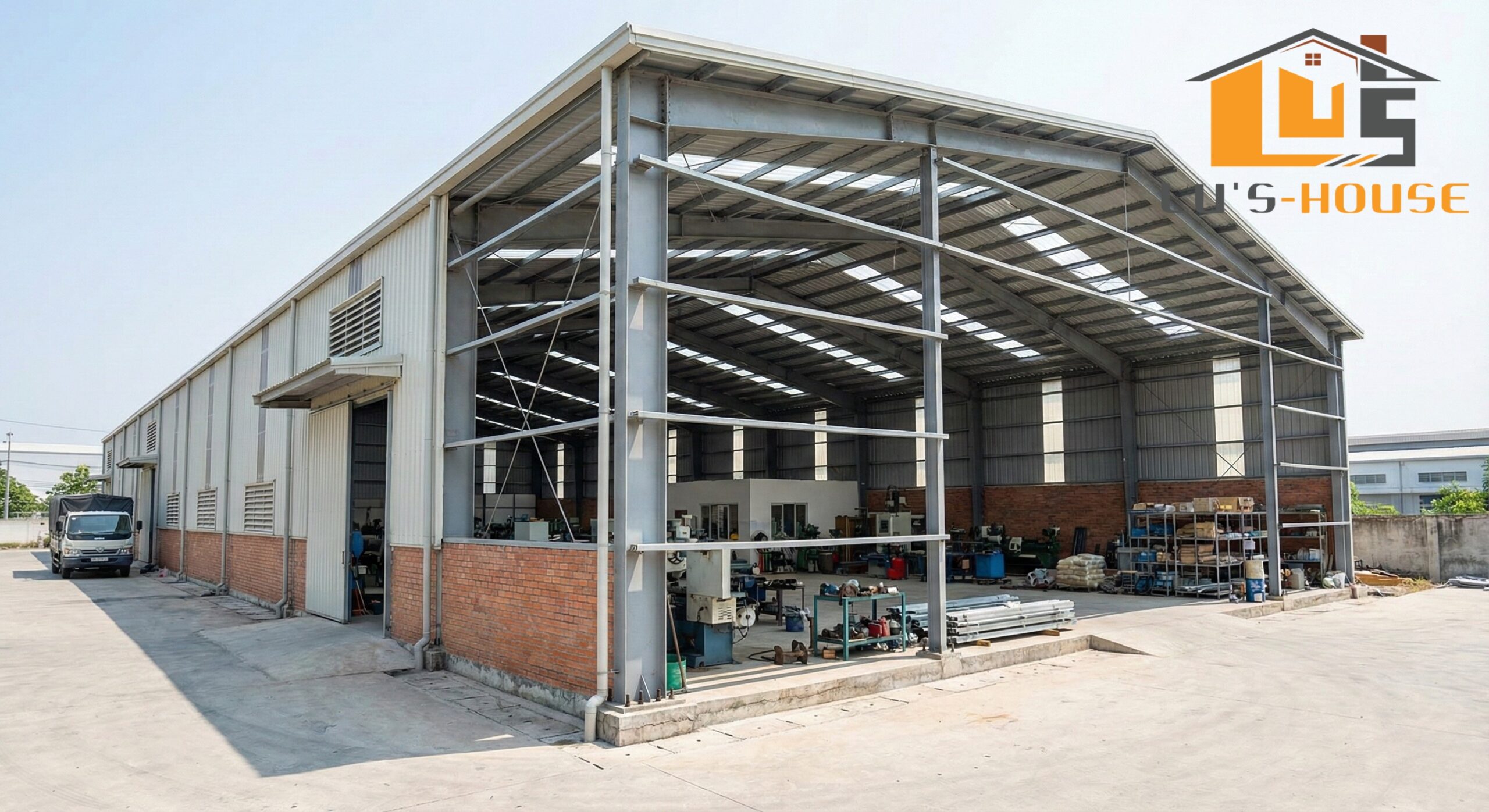 Giá nhà tiền chế trọn gói Quảng Ngãi