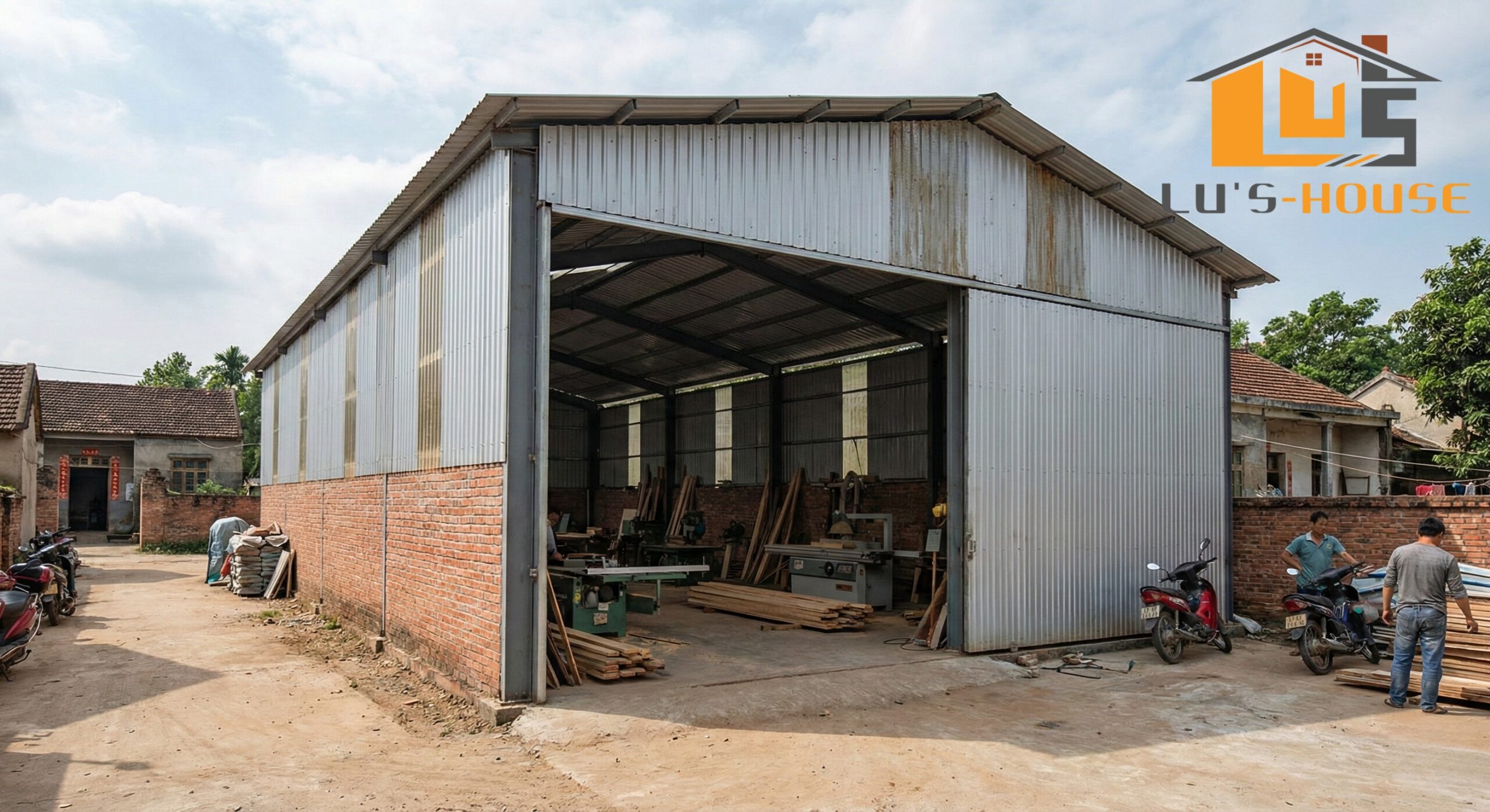 Giá nhà tiền chế trọn gói Quảng Ngãi