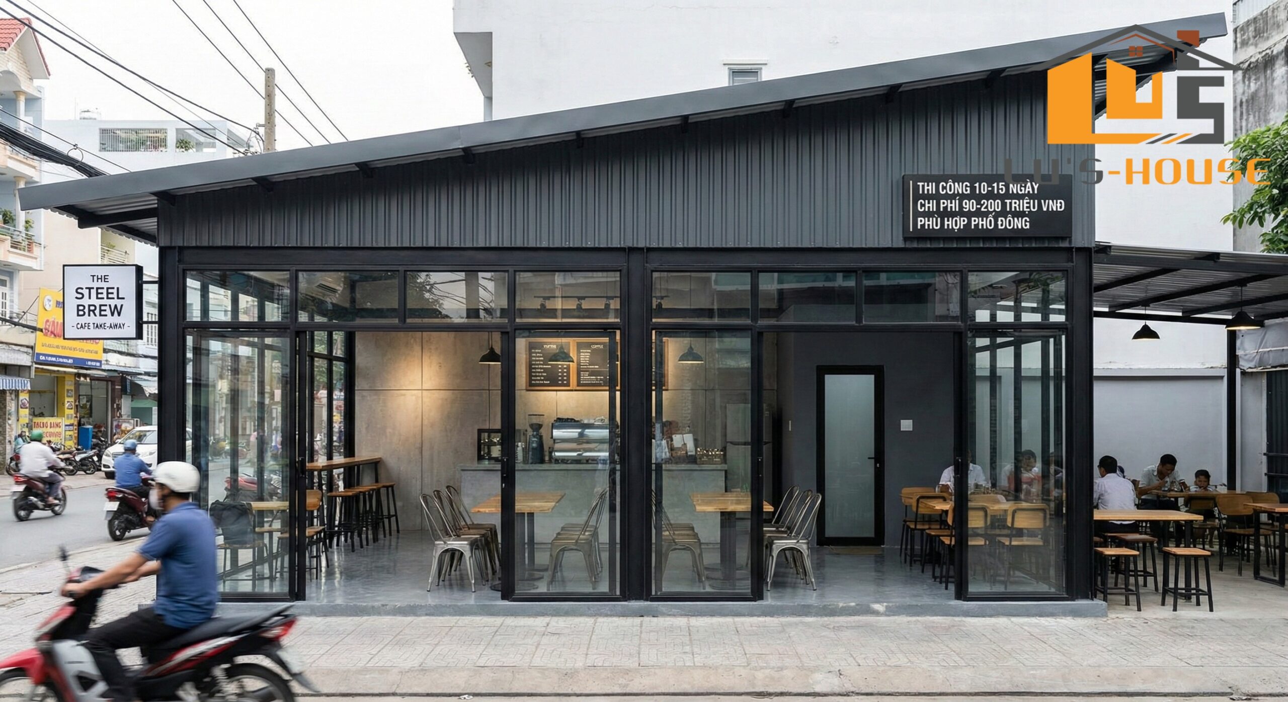 Giá nhà tiền chế trọn gói Quảng Ngãi