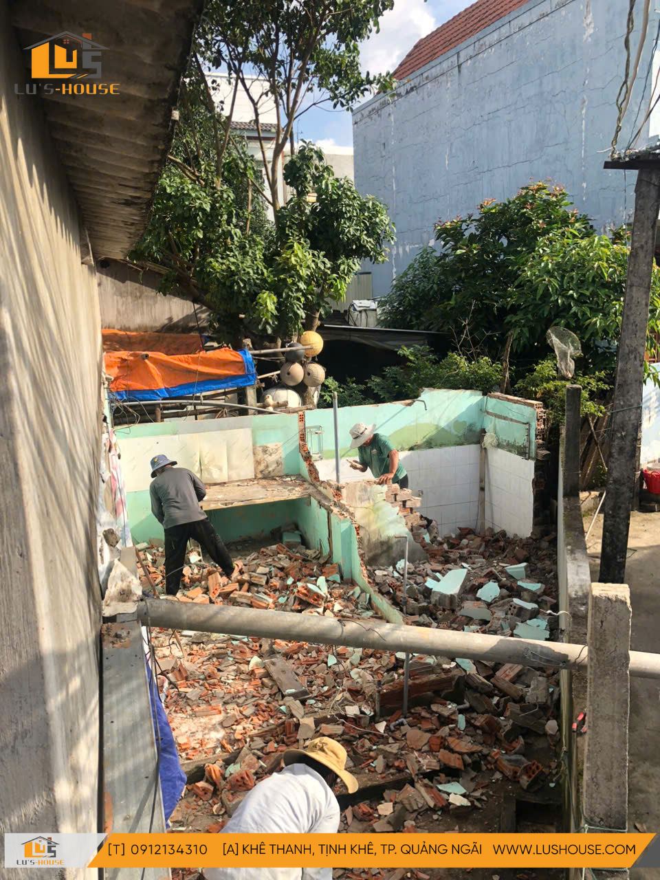 Cải tạo nhà cấp 4 3 gian Quảng Ngãi