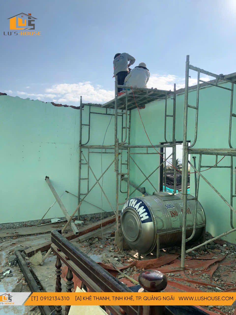 Cải tạo nhà cấp 4 mái tôn Quảng Ngãi