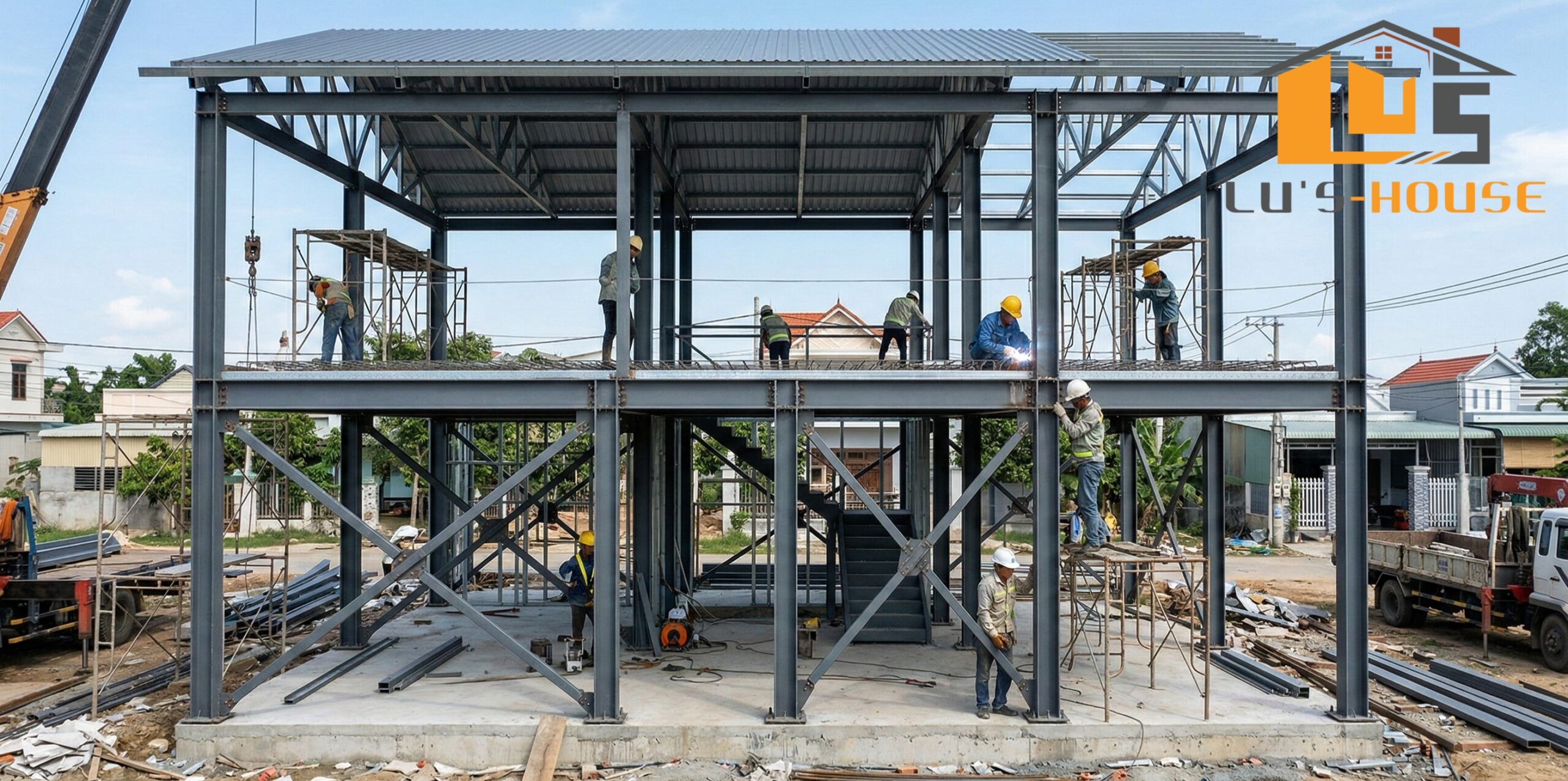 Cải tạo nhà cấp 4 thành 2 tầng Quảng Ngãi