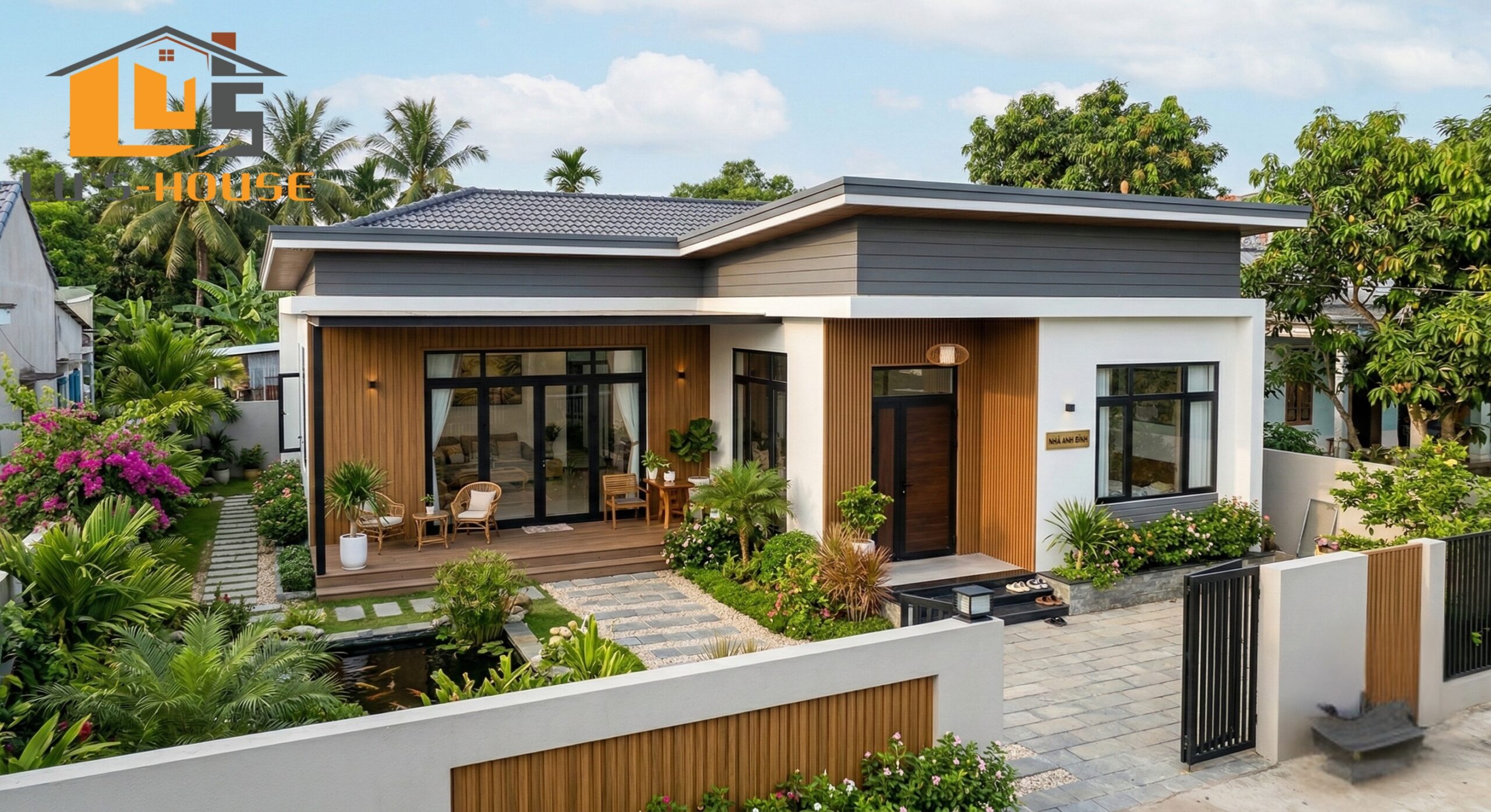 Cải tạo nhà cấp 4 chữ L Quảng Ngãi