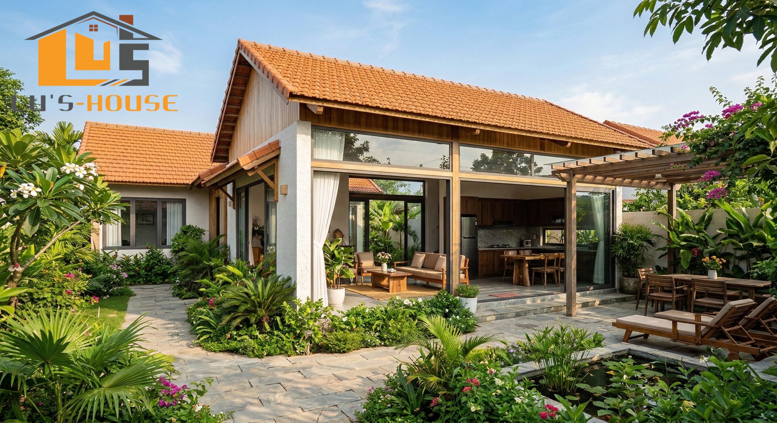 Cải tạo nhà cấp 4 mái ngói Quảng Ngãi